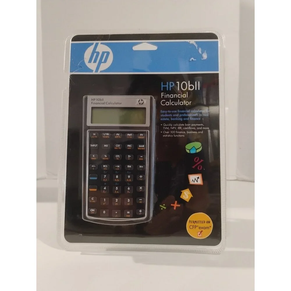 Authentic HP 10bII Financial Calculator For Students & Professionals NEW